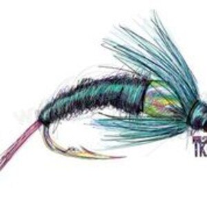 TK2. Designs Flashback Emerger Sticker